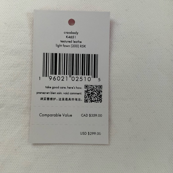 SOLD Authentic Kate Spade Bailey Tan Fawn Crossbody K4651 - Picture 11 of 11